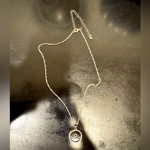 Claddagh crystal necklace